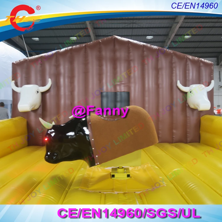 Механический надувной батут rodeo Bull оборудование для вышибала ПВХ высокое