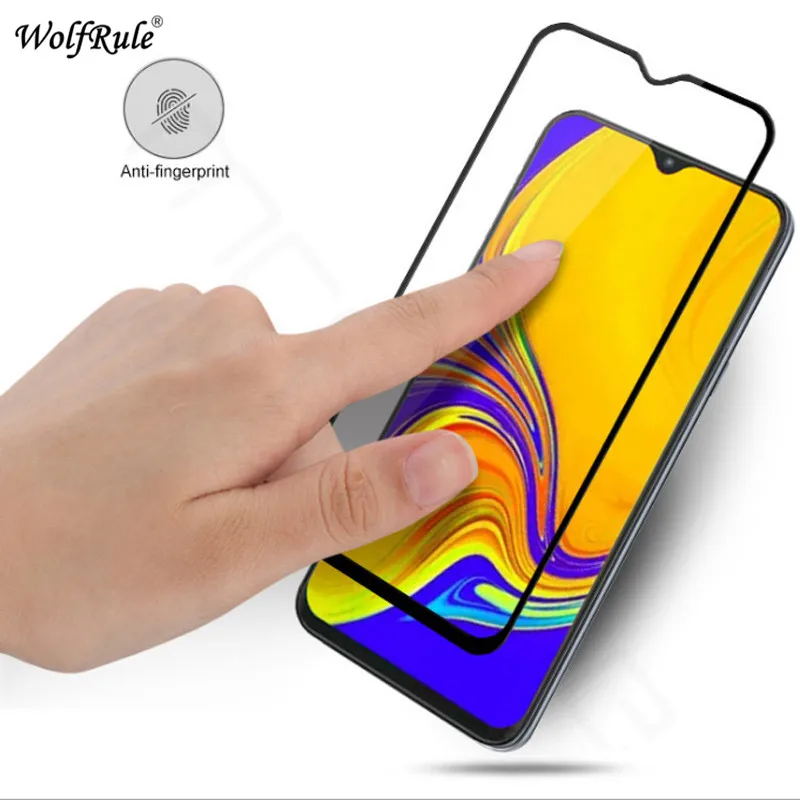 2 шт ЖК-экран протектор для Samsung Galaxy A50 Полный Клей закаленное стекло полное