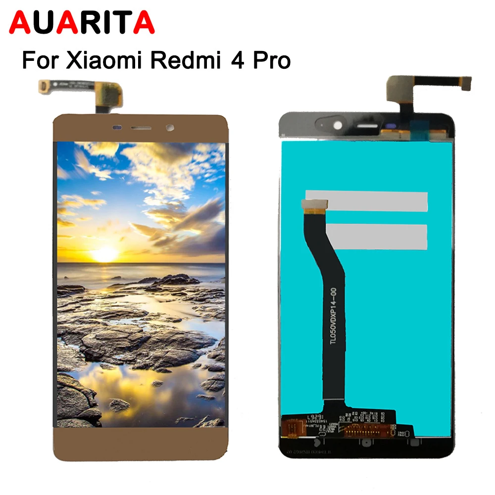 ЖК дисплей для xiaomi redmi 4 redmi4 pro сенсорная панель дигитайзер переднего стекла в