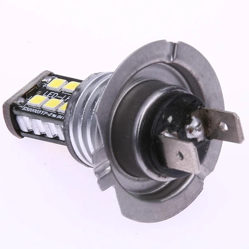 

JX-LCLYL 2pcs H7 2835 15SMD LED Car HID Fog Light Headlight Bulb White 6000K 12V