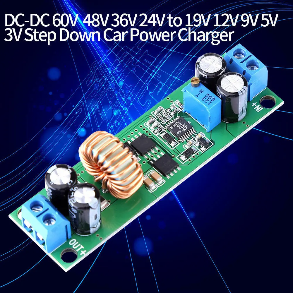 DC-DC Buck Step-down Module 24-60V to 3V-19V 10A Converter Voltage Regulator I88 #1 | Обустройство дома