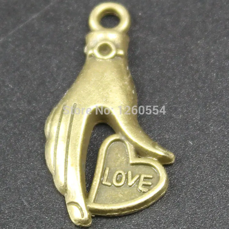 P1574 DIY retro accessories ancient bronze alloy Loving hands | Украшения и аксессуары