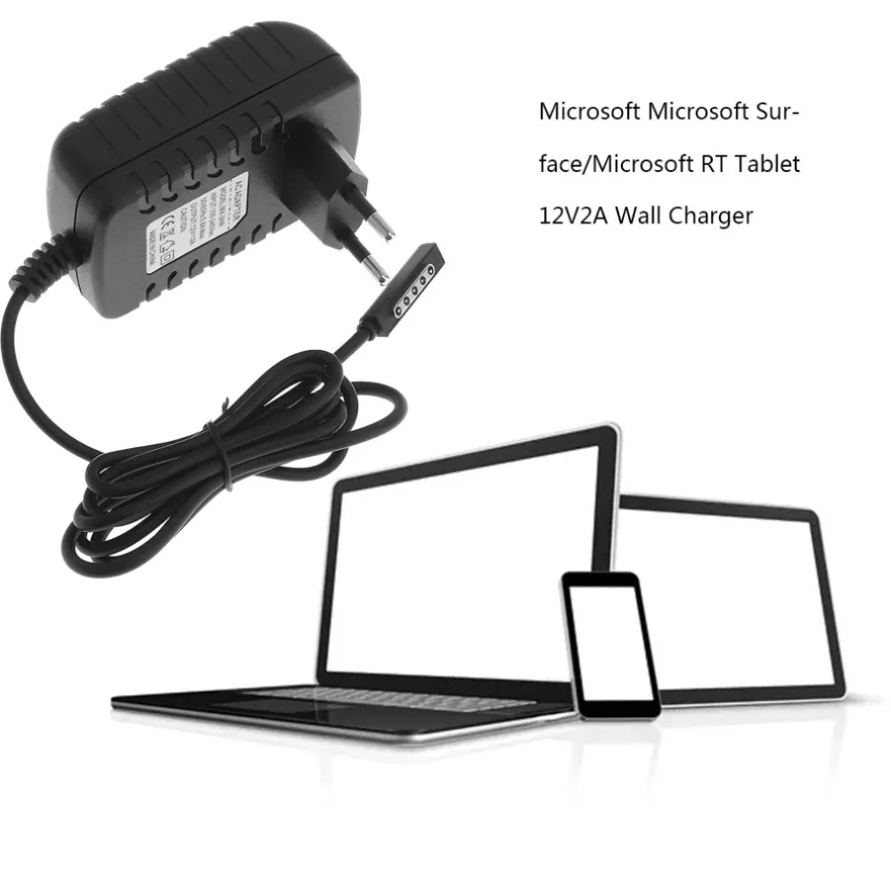 Компьютерное зарядное устройство для Microsofe Surface 2/rt Tablet charger 12v 2a 24w charger