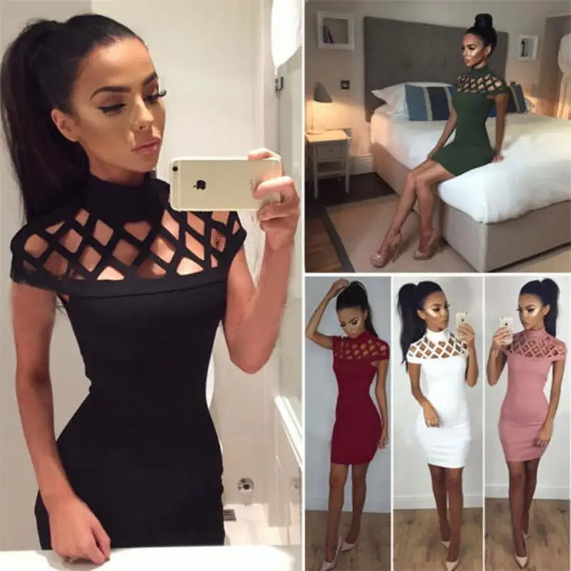Женское коктейльное мини платье карандаш в американском стиле Новое поступление