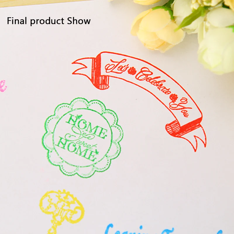 Прозрачный силиконовый штамп для скрапбукинга сделай сам с изображением