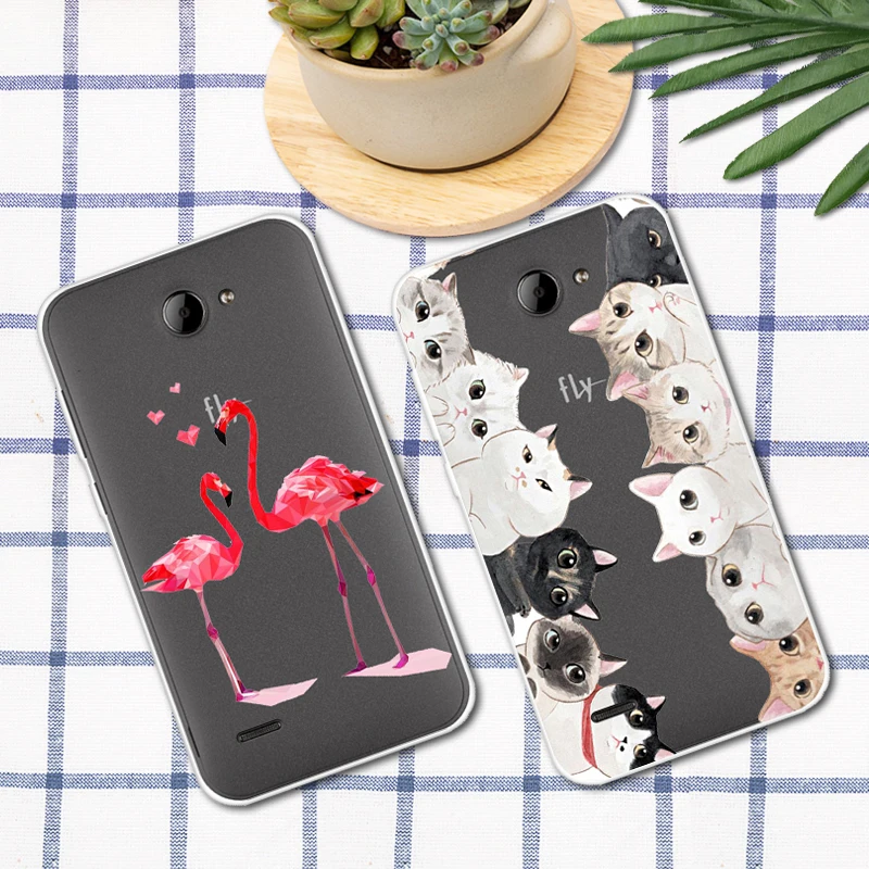 Case For Fly Fs551 Nimbus 4 5.5 inch Transparent Printing Drawing Silicone Phone Cases Cover Inch |