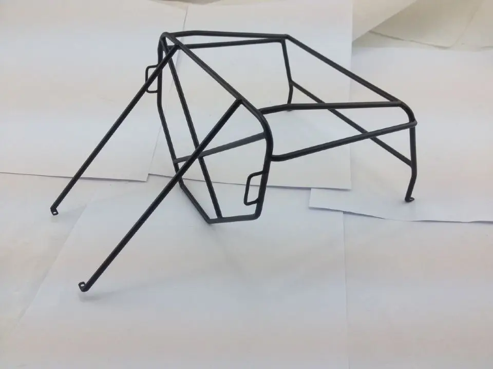 1/10 масштаб Приключения крыша багажа металлический рулон качения клетка для RC Land