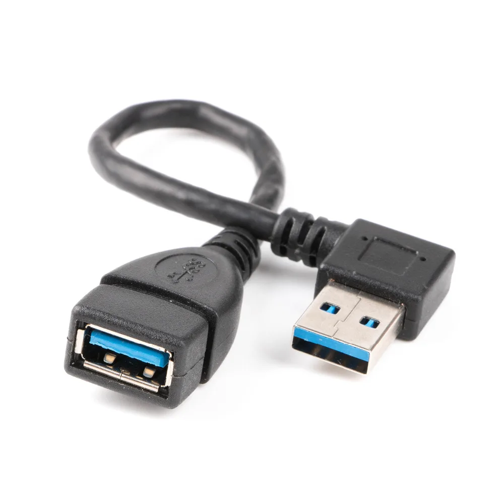 Сверхскоростной компьютер USB 3 0 2 шт. сверхскоростной черный удлиняющий Кабель с