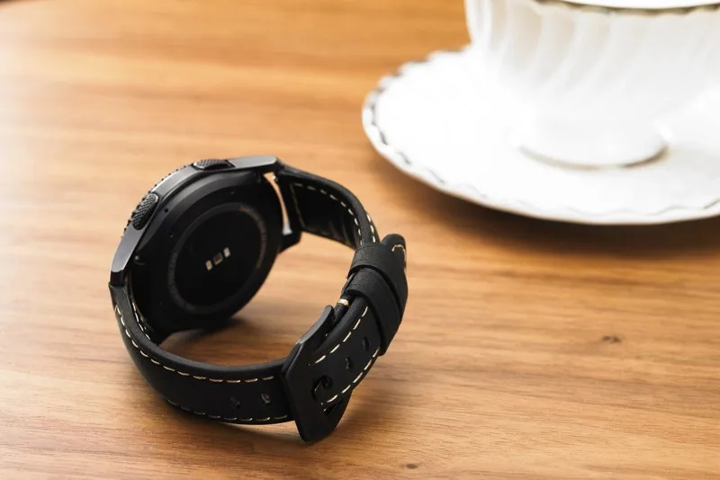 22 мм ремешок из натуральной кожи для смарт-часов Ремешок для Garmin Fenix 5/Fenix 5 Plus/Forerunner 935/Quatix 5(не быстро подходит