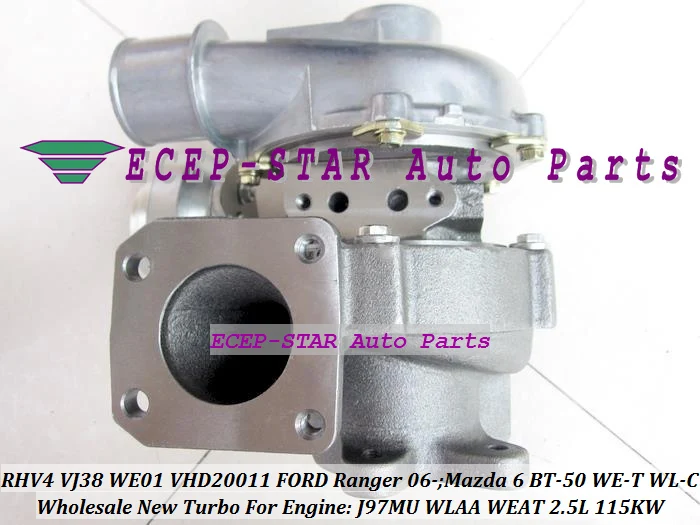 Турбокомпрессор RHV4 VJ38 VCD20011 WE01 для FORD Ranger 06- WLAA WEAT MAZDA 6 2007- BT50 BT-50 WE-T J97MU л кВт |