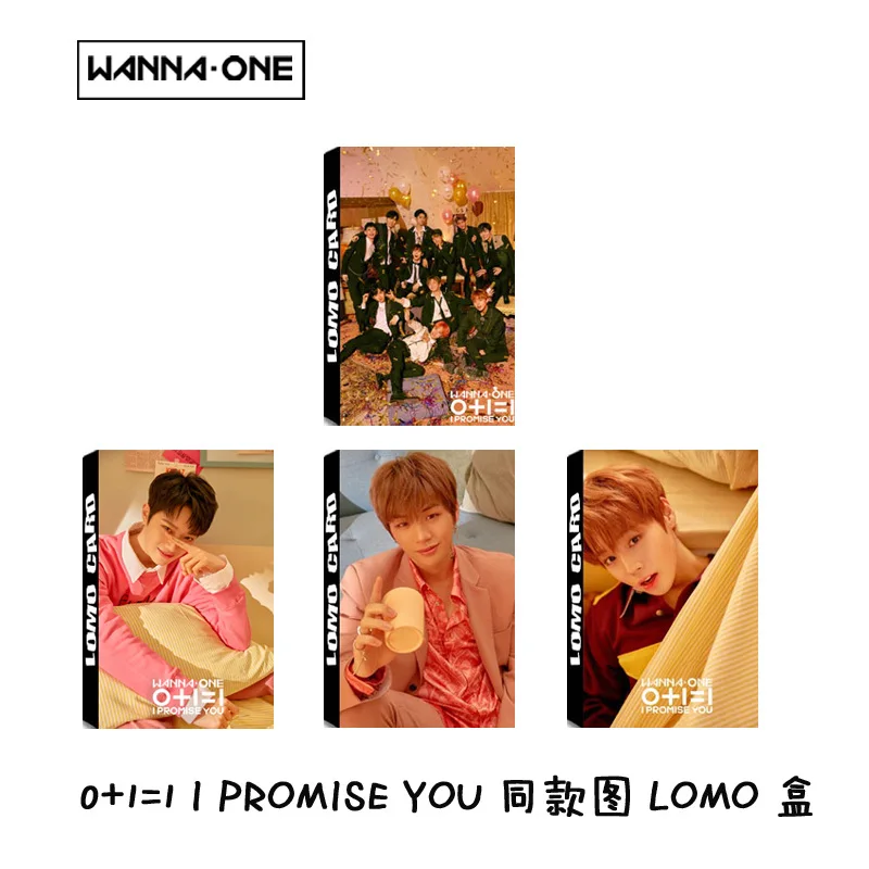 30 шт./компл. Корейский KPOP WANNA ONE 0 + 1 = я обещаем вам альбом HD фото карты ПВХ