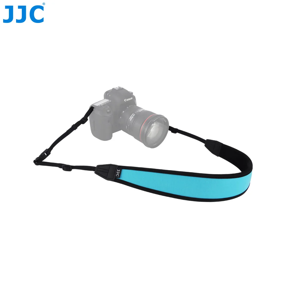 Sky blue JJC Quick Release шеи широкий ремень анти-скольжения DSLR камеры плеча шеи ремни для Canon/Nikon/sony/Pentax/samsung фото сцепление - Цвет: Sky blue