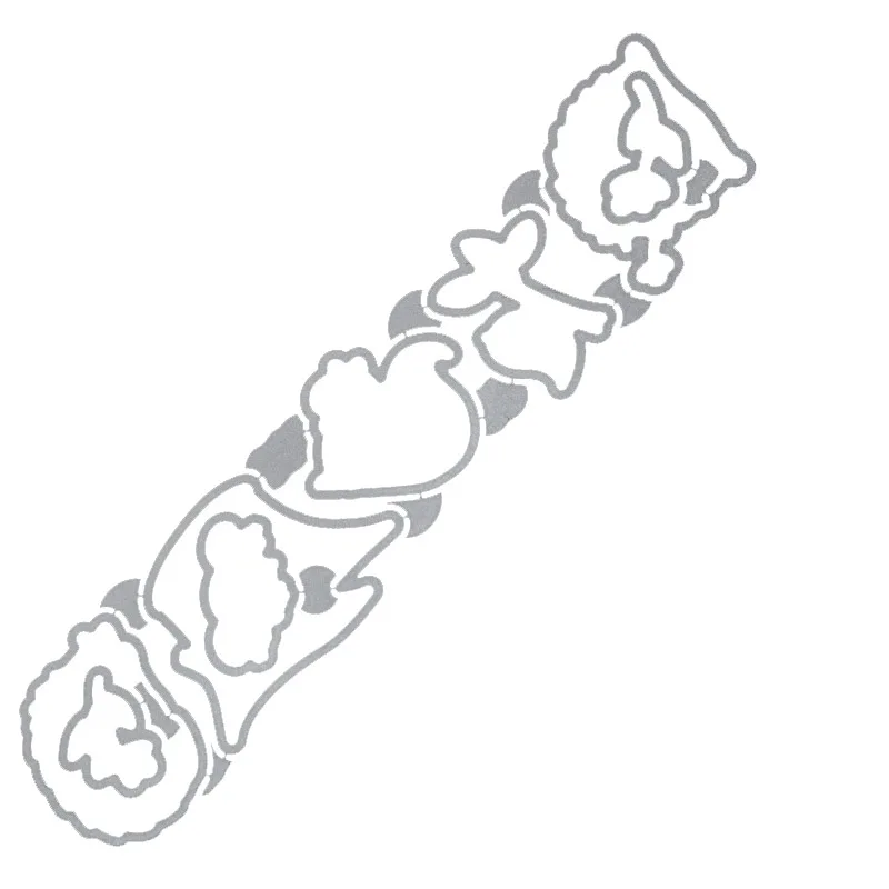 Прозрачный штамп для обнимания живой изгороди/декоративный скрапбукинга своими