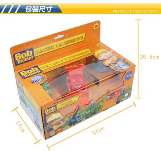 Мультфильм фермы бульдозер грузовик Боб Строитель двигателя металл Масштаб