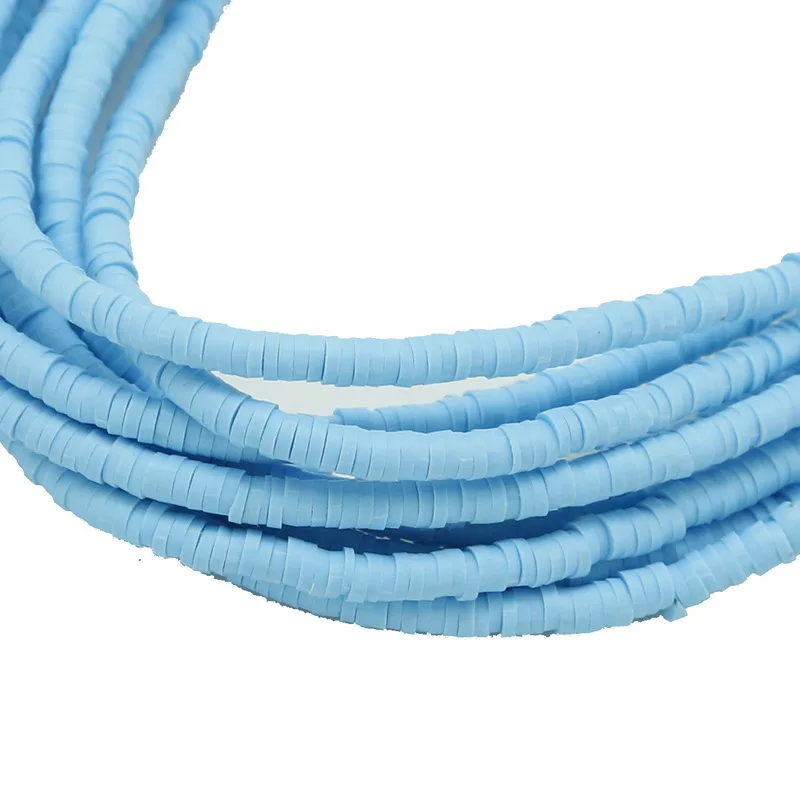 3x1 мм полимерные глиняные бусины дисковые свободные для ожерелья браслета сделай