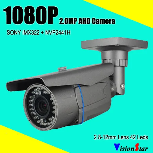 Sony imx322 HD 1080 P AHD камеры видеонаблюдения для дома системы Всепогодный экранного