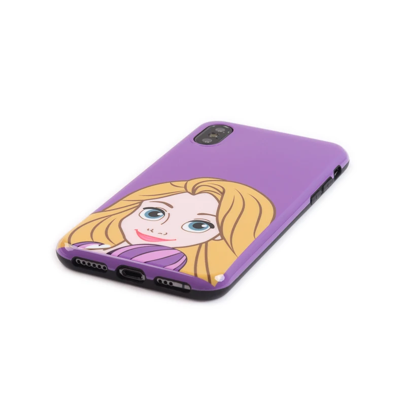 Милый мультяшный чехол для телефона Девочки принцессы iphone X XS MAX XR Мягкая