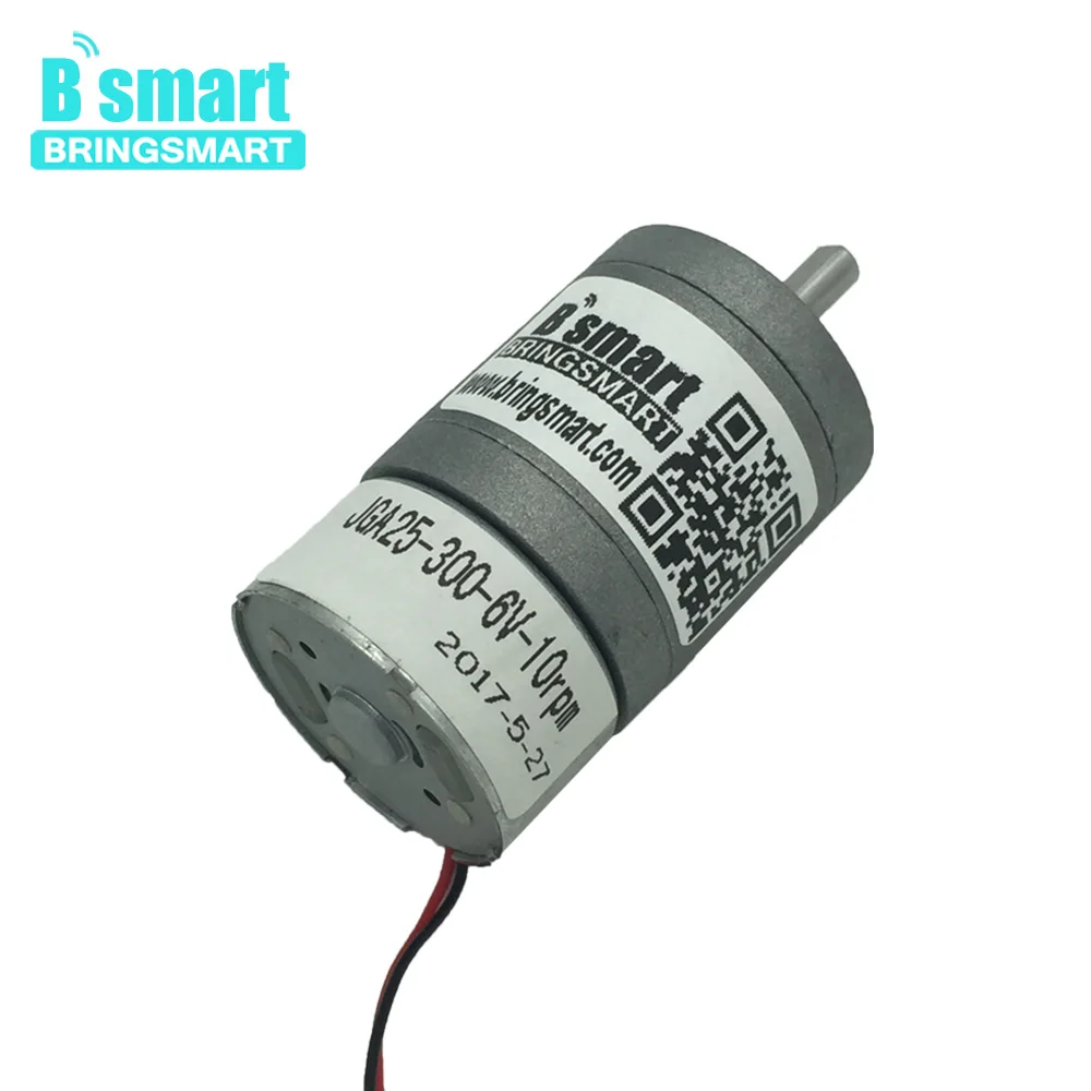 Bringsmart мотор редуктор постоянного тока 6 в с мини коробкой передач для игрушек