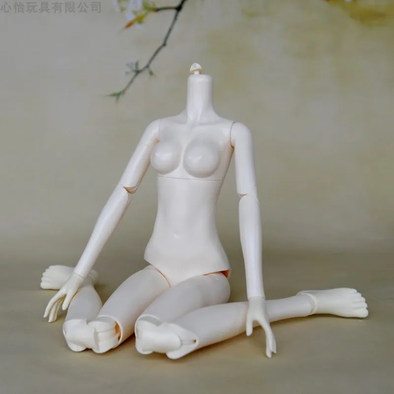 original body 3D глаза обнаженные 1/3 кукла Синьи 60 см/Оригинальная кукла тела двойной колено локоть сустава/макияж головы DIY для косплея BJD кукла - Цвет: original body