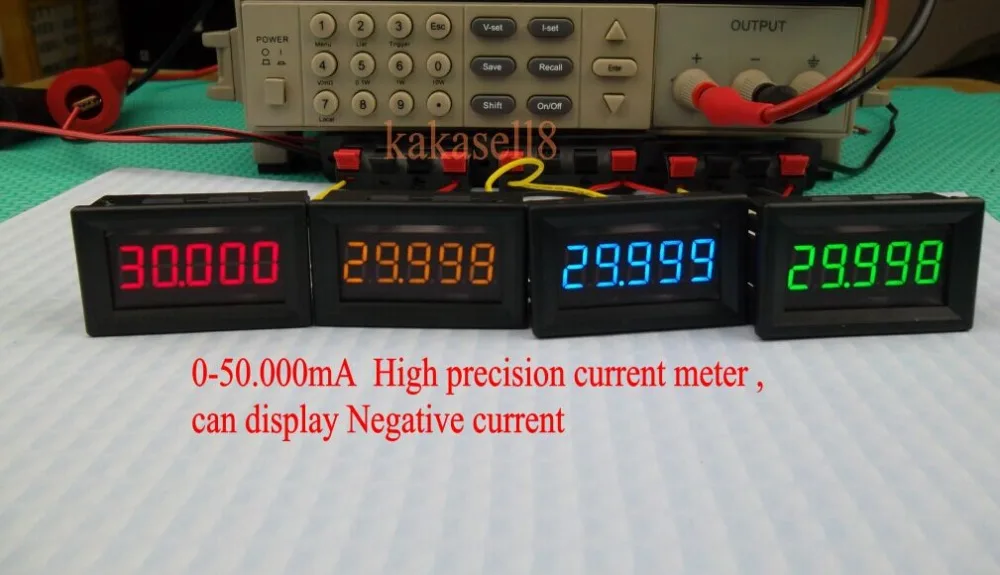 DC 0 50.000mA 50mA Цифровой Амперметр измеритель тока|dc ammeter|dc ammeter shuntammeter ac |
