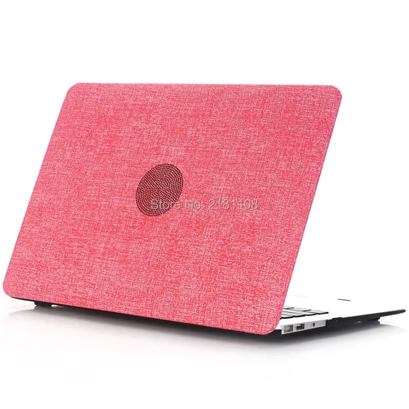 Жесткий кожаный чехол с джинсовым узором для MacBook 12 Air Pro 11 13 15 Retina A1398 A1278 A1502 A1466|sleeve