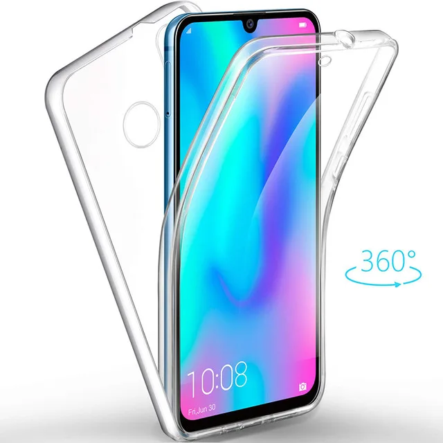 Мягкий чехол из ТПУ с полной защитой 360 градусов для Huawei P20 P30 P40 Honor Mate 10 20 Pro Lite Y6P Nova