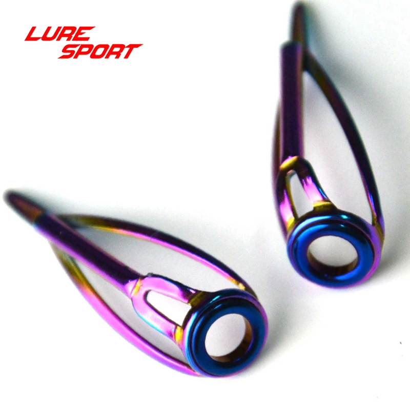 LureSport 5 шт. верхняя направляющая железная Удочка с синим кольцом ремонт удочки