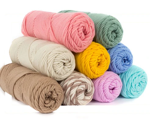400 г/лот натуральная мягкая хлопчатобумажная пряжа для вязания детская крючком