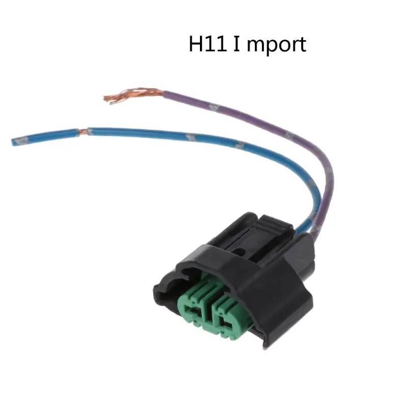 H11 Import 1 шт. H7/H4/H1/9005/9006/H8 галогенная лампа, удлинитель провода, разъем питания, адаптер, разъем, держатели ламп, жгут проводов - Название цвета: H11 Import