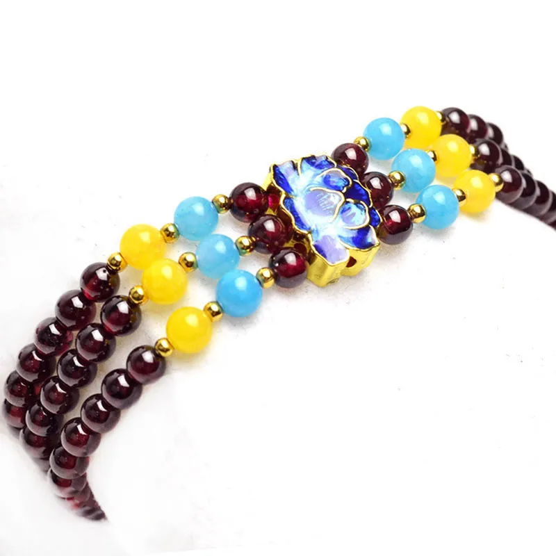 Бутик AAA гранатовые браслеты для женщин натуральный камень DIY ювелирные изделия 4