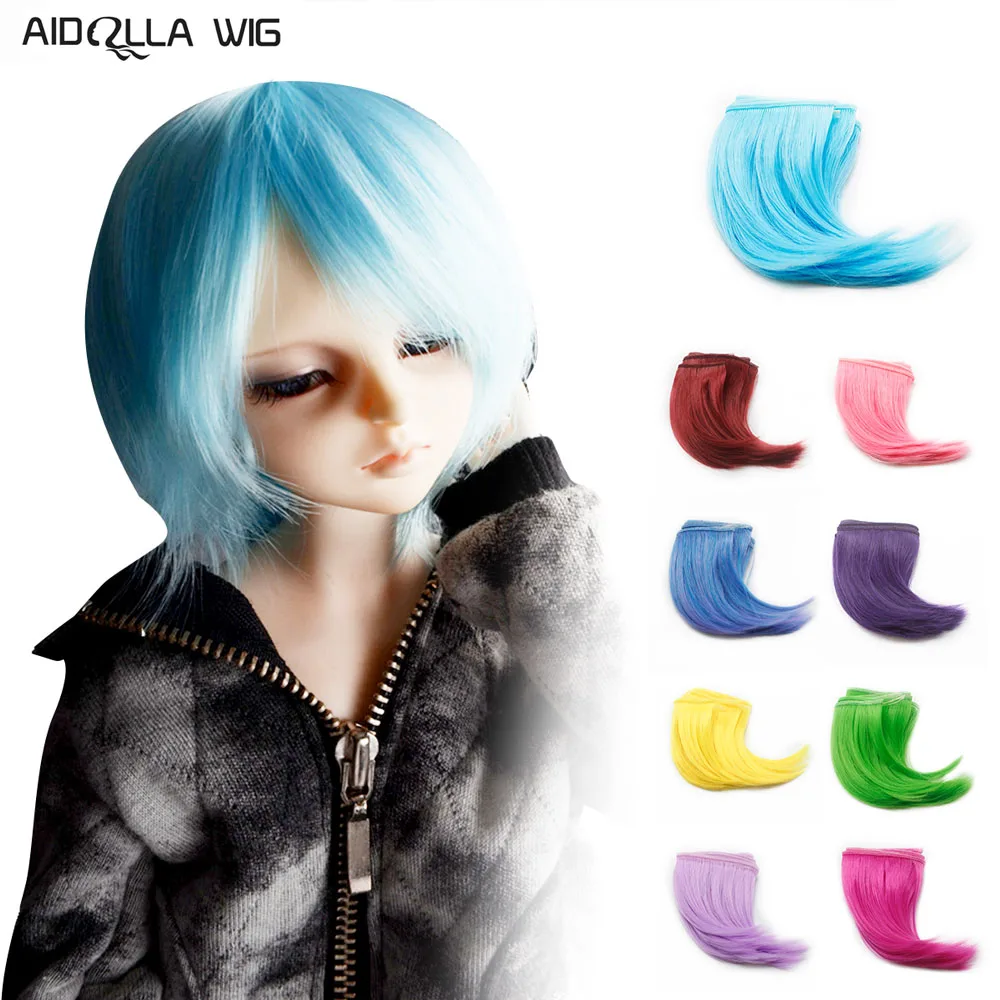 Волосы для refire Bjd 10*100 см черные золотые коричневые хаки белые кофейные цвета