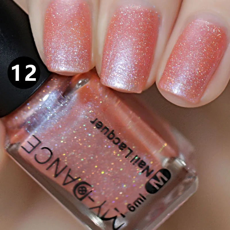 Горячая Распродажа 12 видов цветов жемчужный блеск лак для ногтей женщин красота