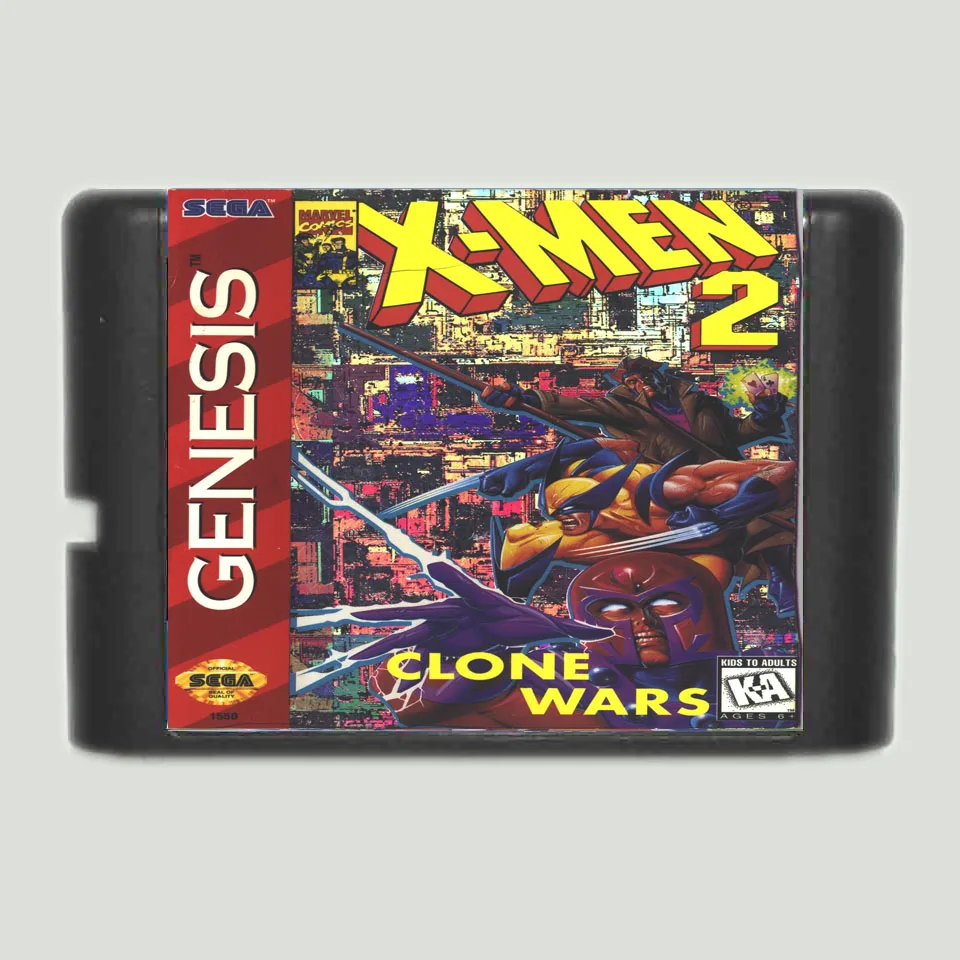 X-men II 16 bit MD игровая карта для sega Mega Drive для Genesis