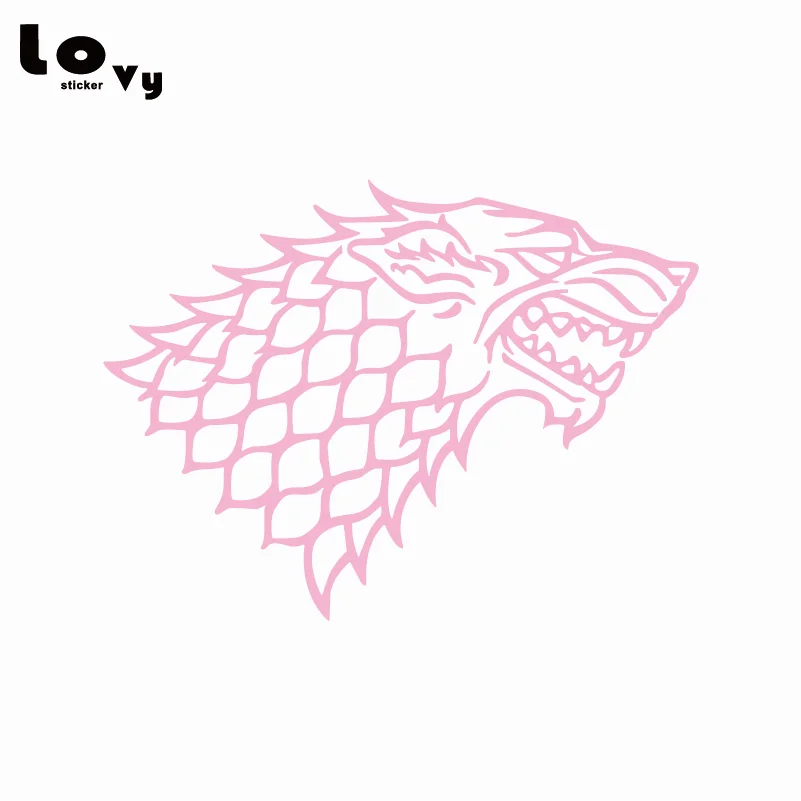 Игра престолов House Stark Direwolf виниловая Автомобильная наклейка/наклейка|vinyl car