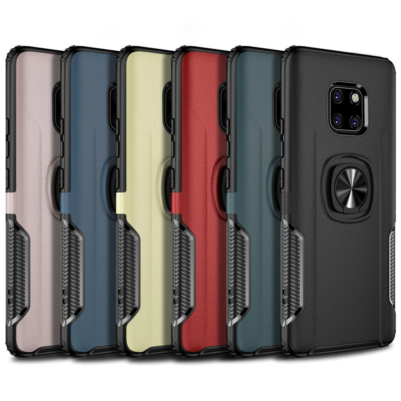 Противоударный защитный чехол для Huawei Mate 20 Lite держатель кольца на палец
