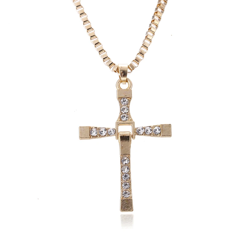 Новинка 2015 мужское ожерелье с подвеской в стиле Форсаж серебряным покрытием