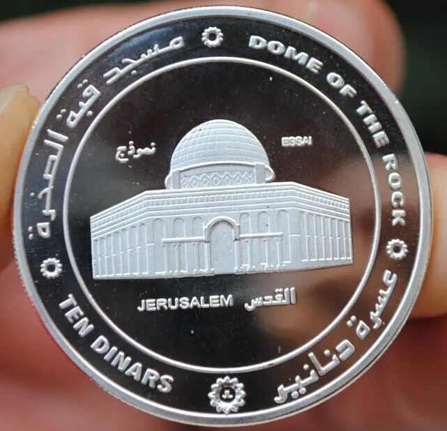 40 мм купольная памятная монета Рок паста|dome|dome of the rock |