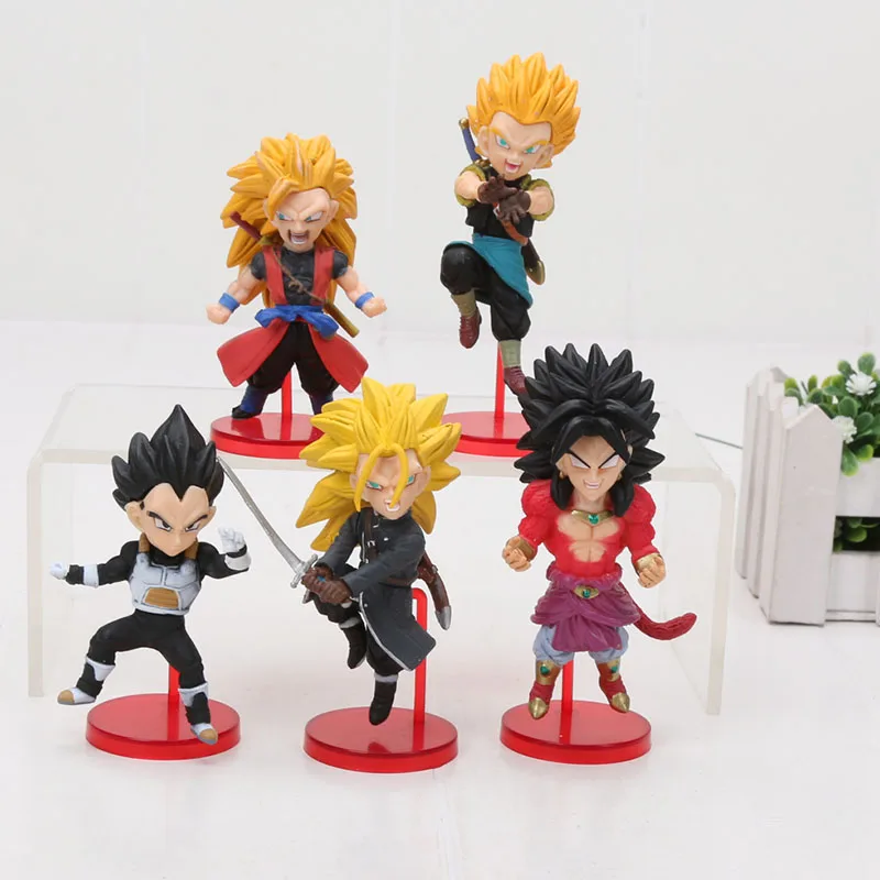 5 шт./компл. Dragon Ball Z Фос Зенона Гоку мужские шорты для купания towa Вегета Фриза Гохан супер Dragon Ball герои 7th юбилей фигурку игрушка