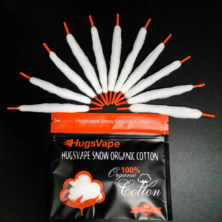 20 шт./пакет hugsvape зимние органические vape хлопок prebuild набор сделай сам для