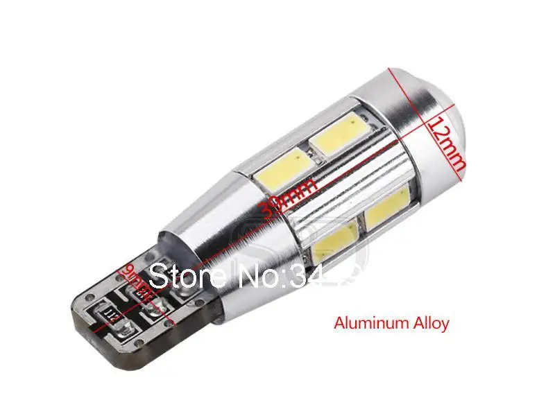 T10 W5W 5630 SMD белый CANBUS OBC светодиодный светильник без ошибок 501 dash автомобильный s
