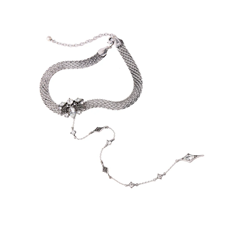 KISS ME, многослойное колье со стразами, ожерелье для женщин, новинка, Bijoux Maxi, массивное ожерелье, модное ювелирное изделие