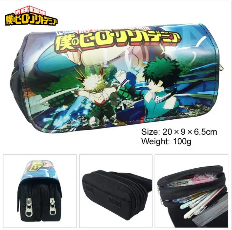 Чехол для карандашей My Hero моя геройская Академия Izuku Midoriya супер большая емкость