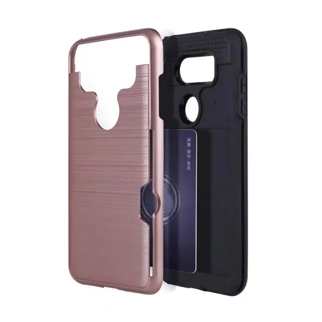 Haianguo для LG V30 Дело Hybrid PC и ТПУ Панцири матовый Coque силиконовый чехол с слот карт