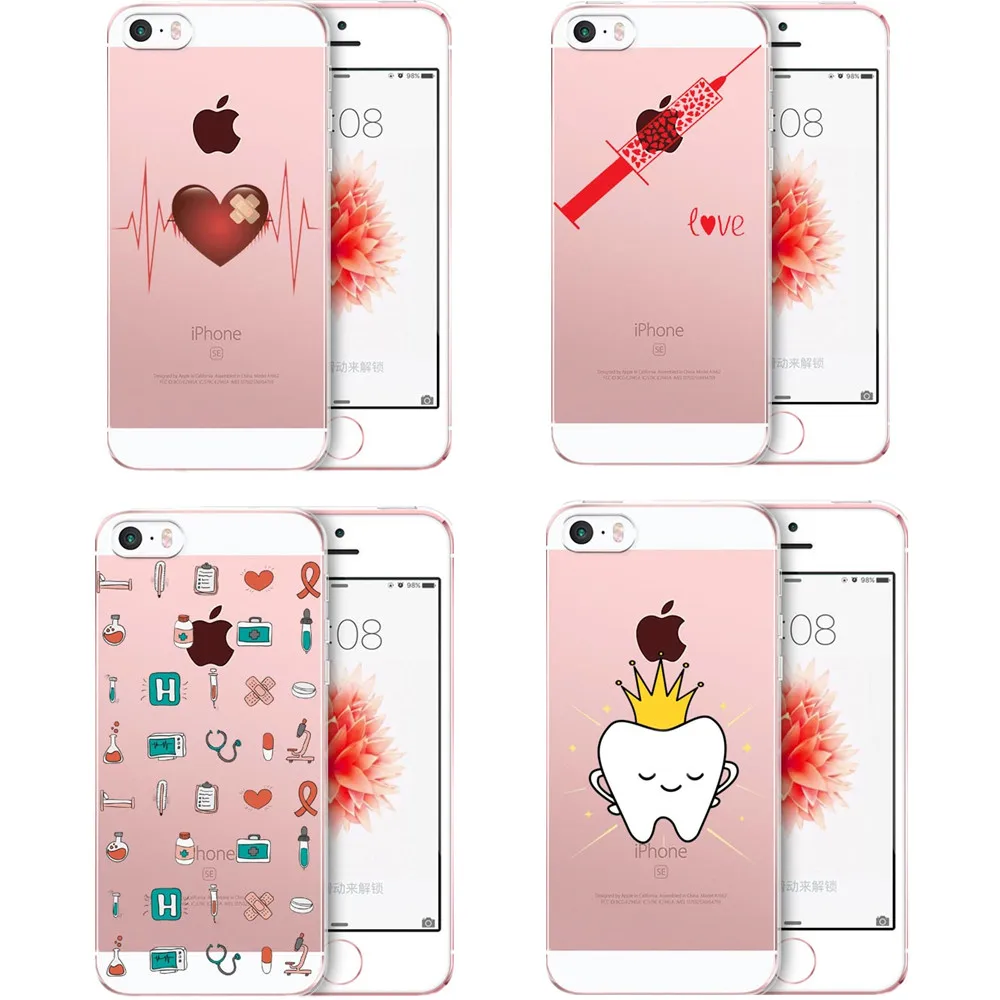 Испания милый мультфильм медицина медсестры доктор дантист Мягкий Силиконовый