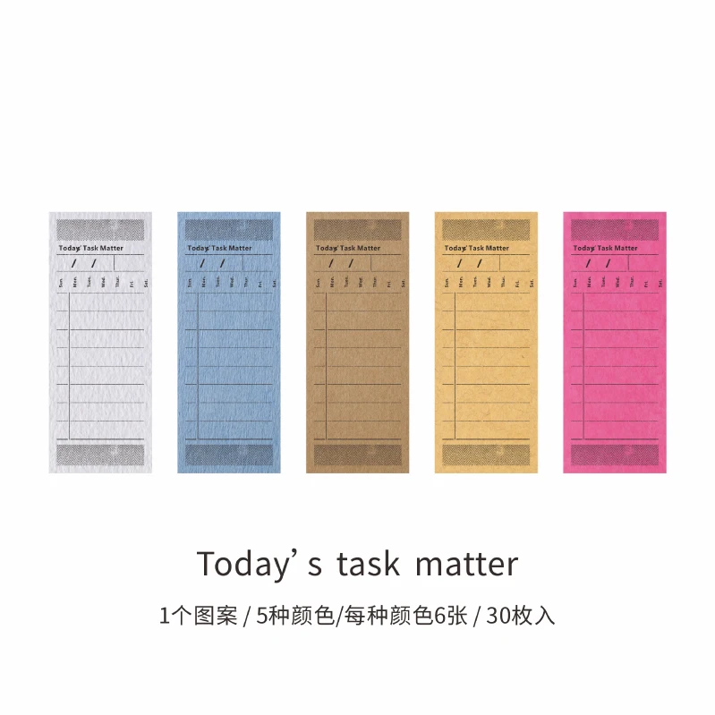 Todays task matter 1 компл./лот бумага из блакнота для бумаги для заметок на клейкой основе под старину по продаже билетов серии Бумага дневник в стиле Скрапбукинг наклейки для офиса и школы канцелярские блокнот - Цвет: Todays task matter