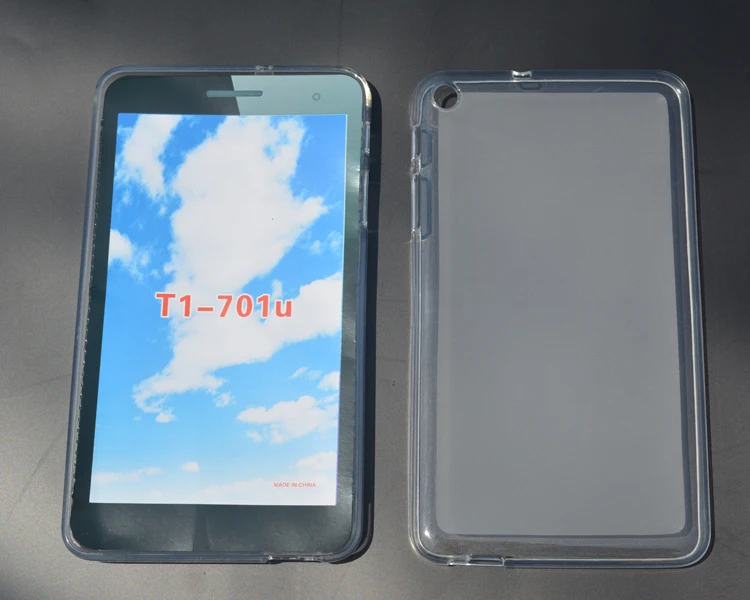 Чехол для Huawei MediaPad T1 7 0 T1-701 T1-701u T1-701W T2-7/L03 дюймов защитный мягкий прозрачный чехол