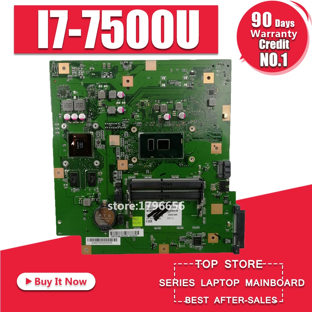С I7 7500U все в одном ZN240IC материнская плата для For Asus ZN240I 100% ТЕСТ ОК