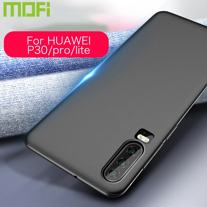 Для Huawei P30 Pro чехол Mofi для Lite жесткая задняя крышка из ПК Одноцветный тонкий