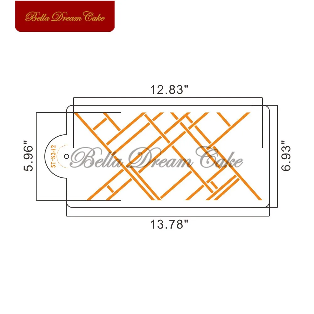 

Irregular Line Design Cake Stencil Fondant Cake Border Template Chocolate Cake Stencils For Wedding Cake Decorating Tool Baking