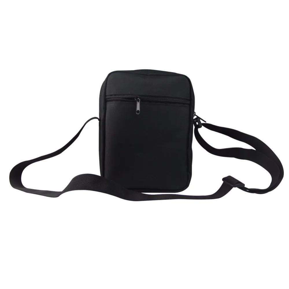 Маленькие дорожные мужские сумки FORUDESIGNS крутые мессенджеры с принтом пламени и